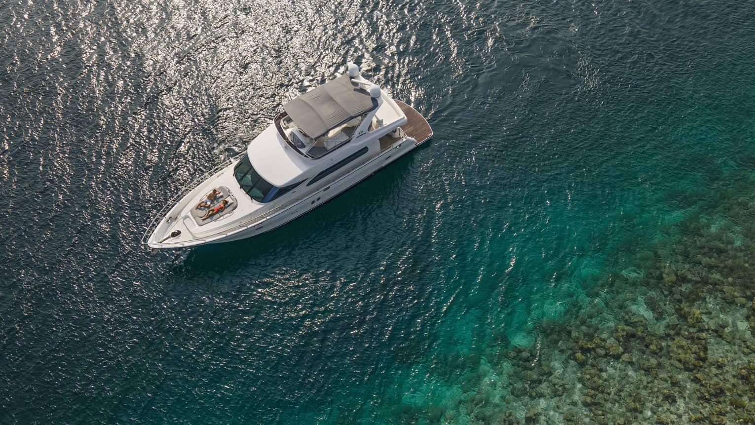 A small ship on the ocean.