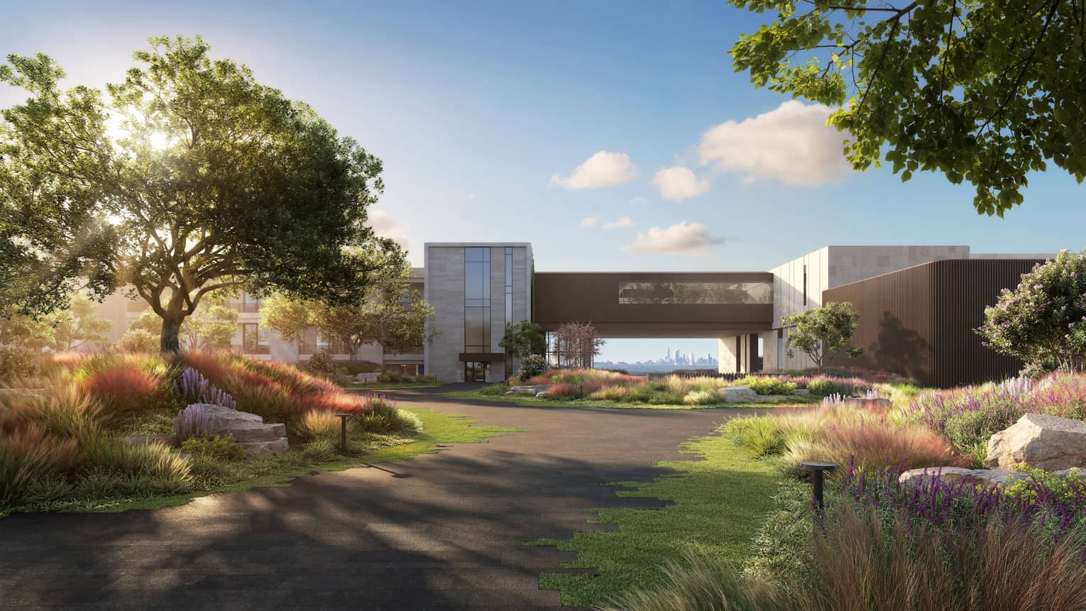 Rendering of hotel exterior