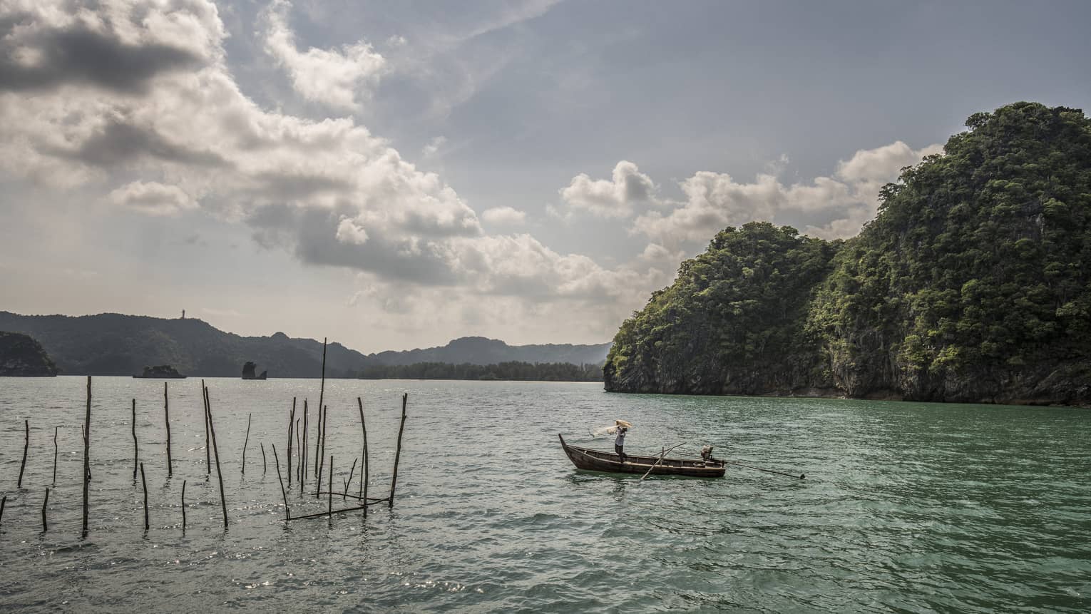 Belat Fisherman in a boat