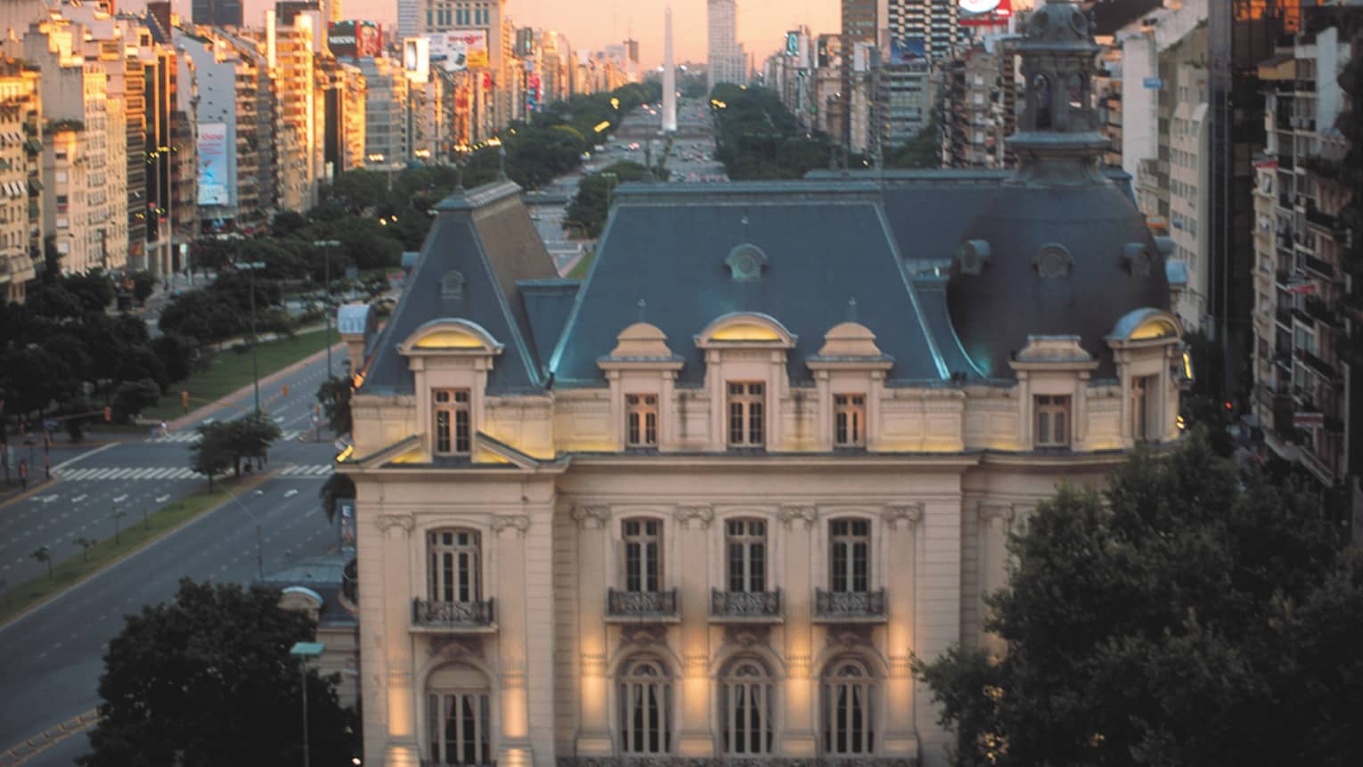 View of surrounding neighbourhood. Hotel Mansion in foreground.