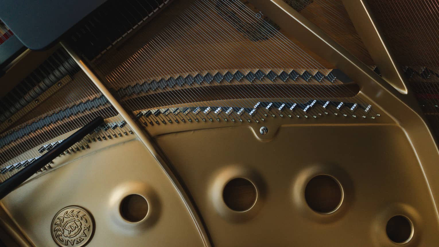Close-up of piano