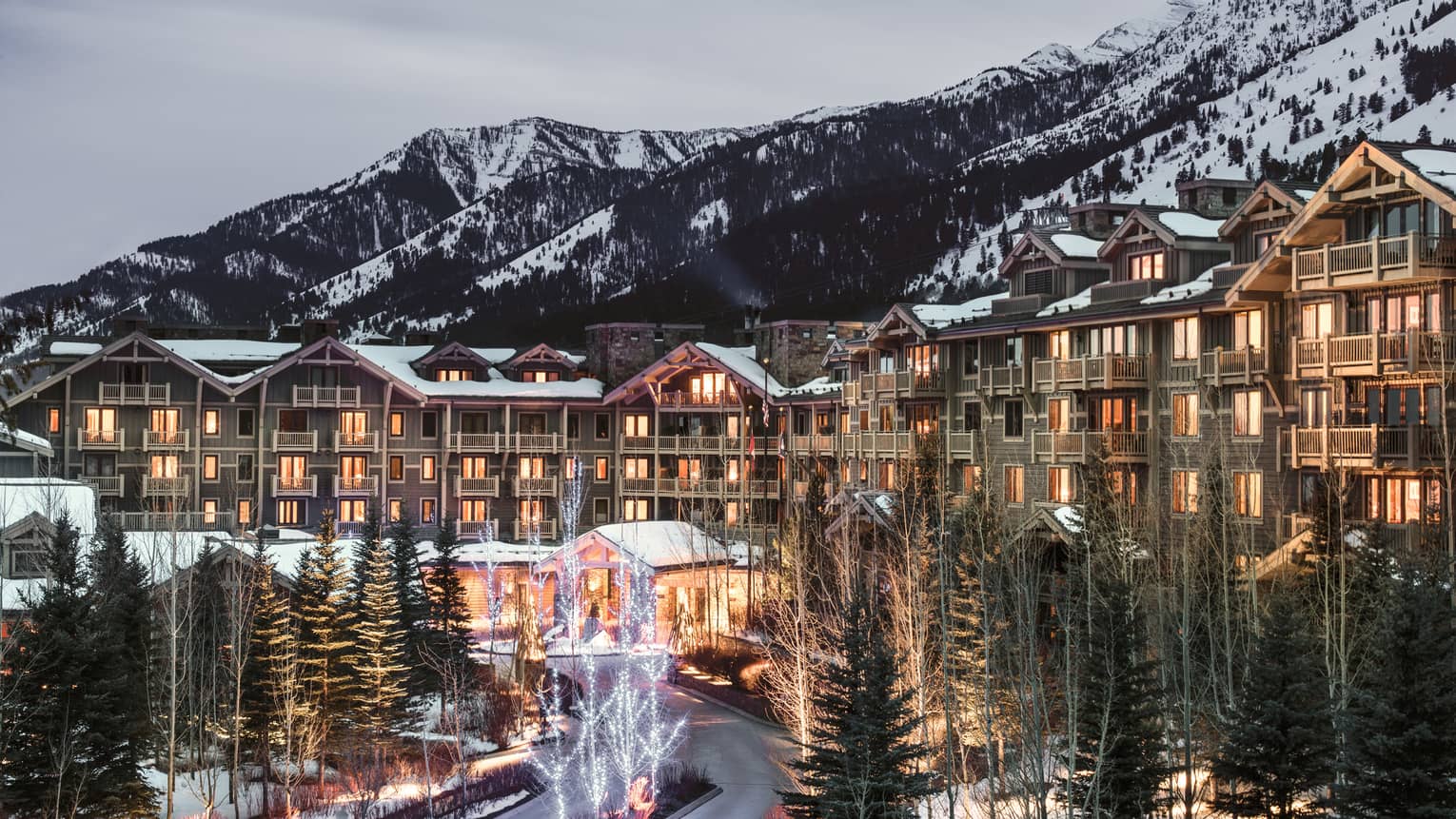 Exterior of the Four Seasons Resort Jackson Hole