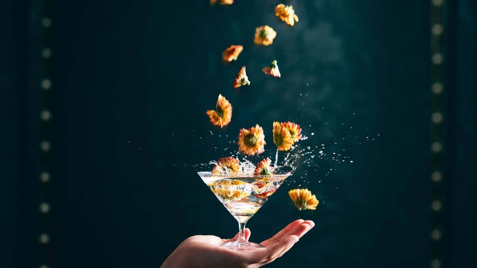 Marigold Martini cocktail
