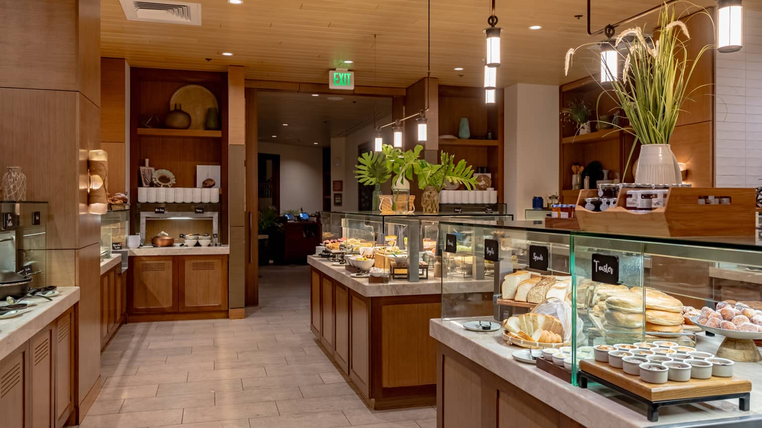 Resort brunch buffet stations