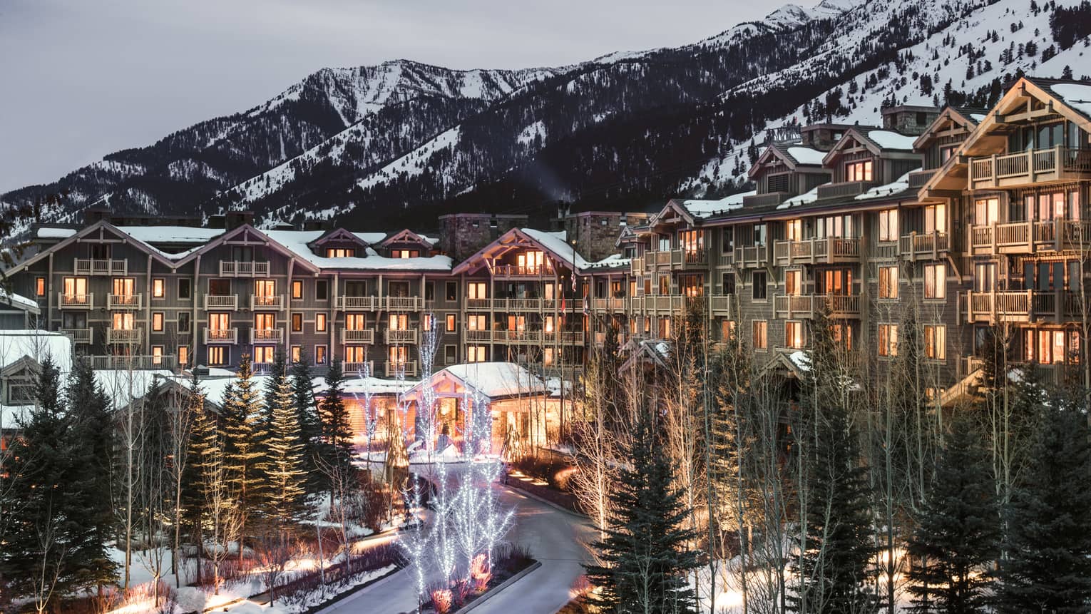 Exterior of the Four Seasons Resort Jackson Hole