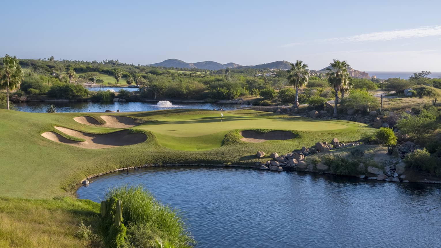 The stunning Cabo Del Sol golf course