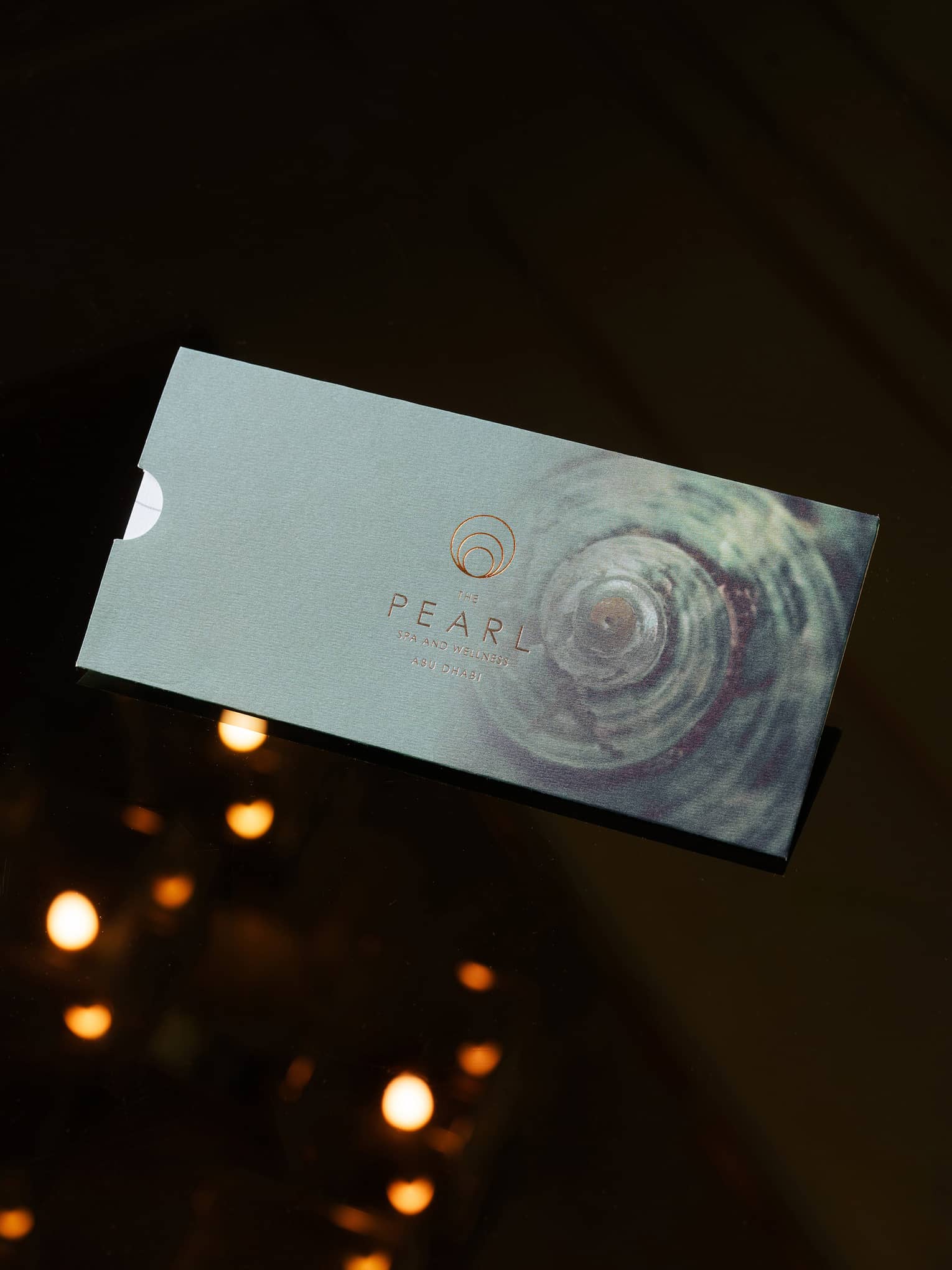 White gift certificate with Pearl written on it