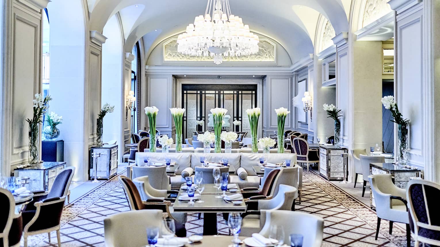 Michelin-starred Italian restaurant with luxurious décor