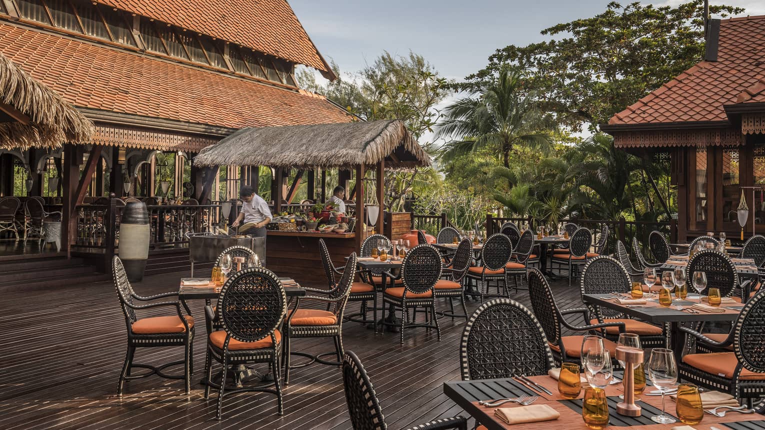 Ikan Ikan outdoor dining area