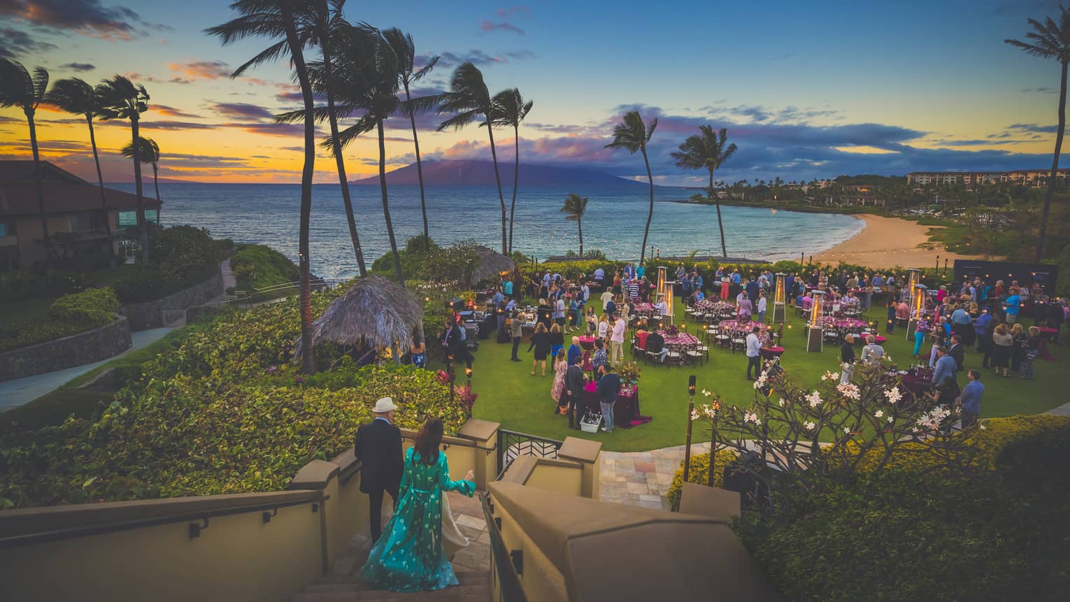 Maui Wine & Food Classic event on the beach