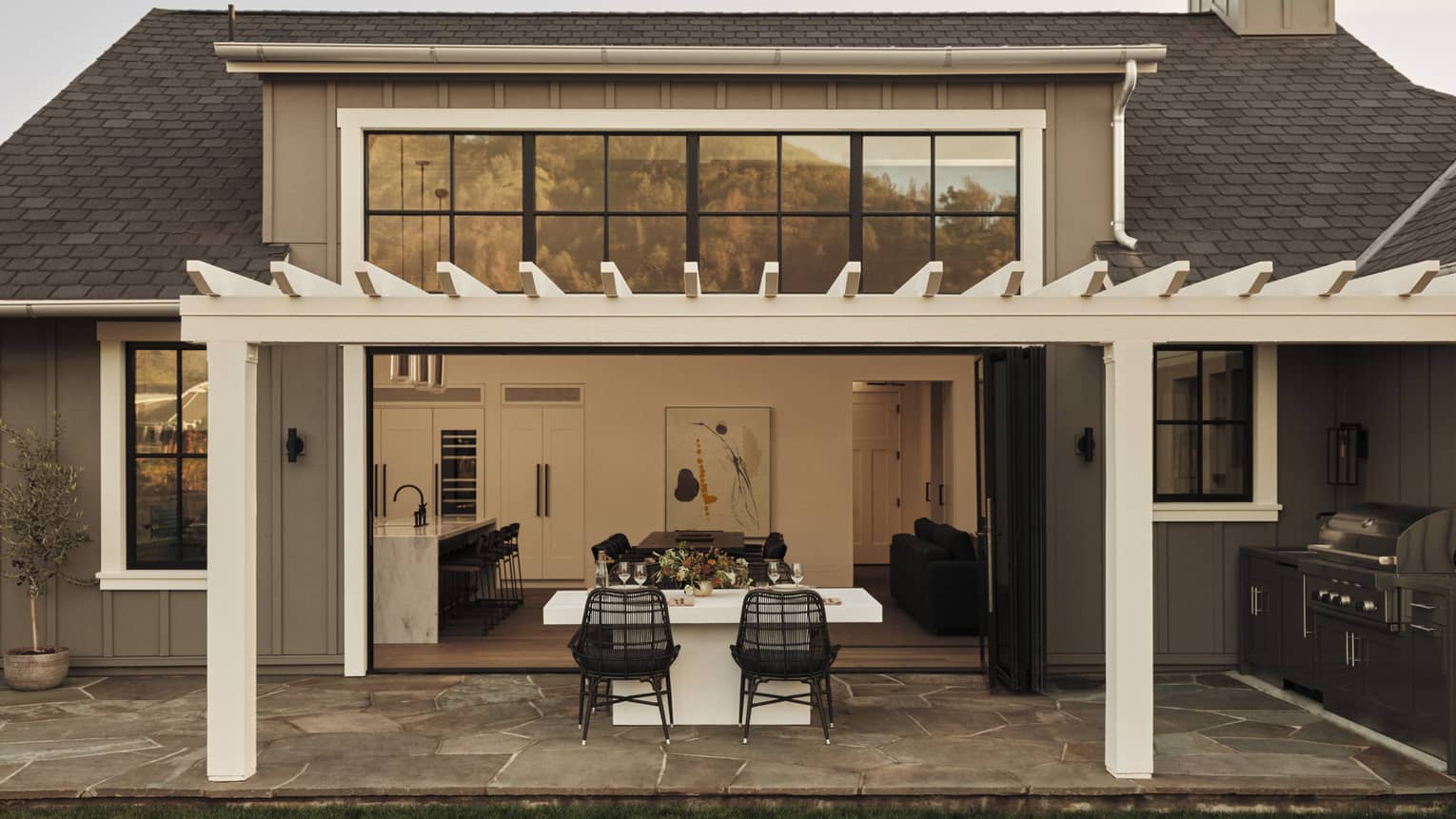 Exterior view of residence