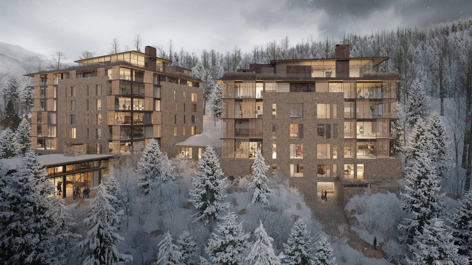 Rendering of residence exterior