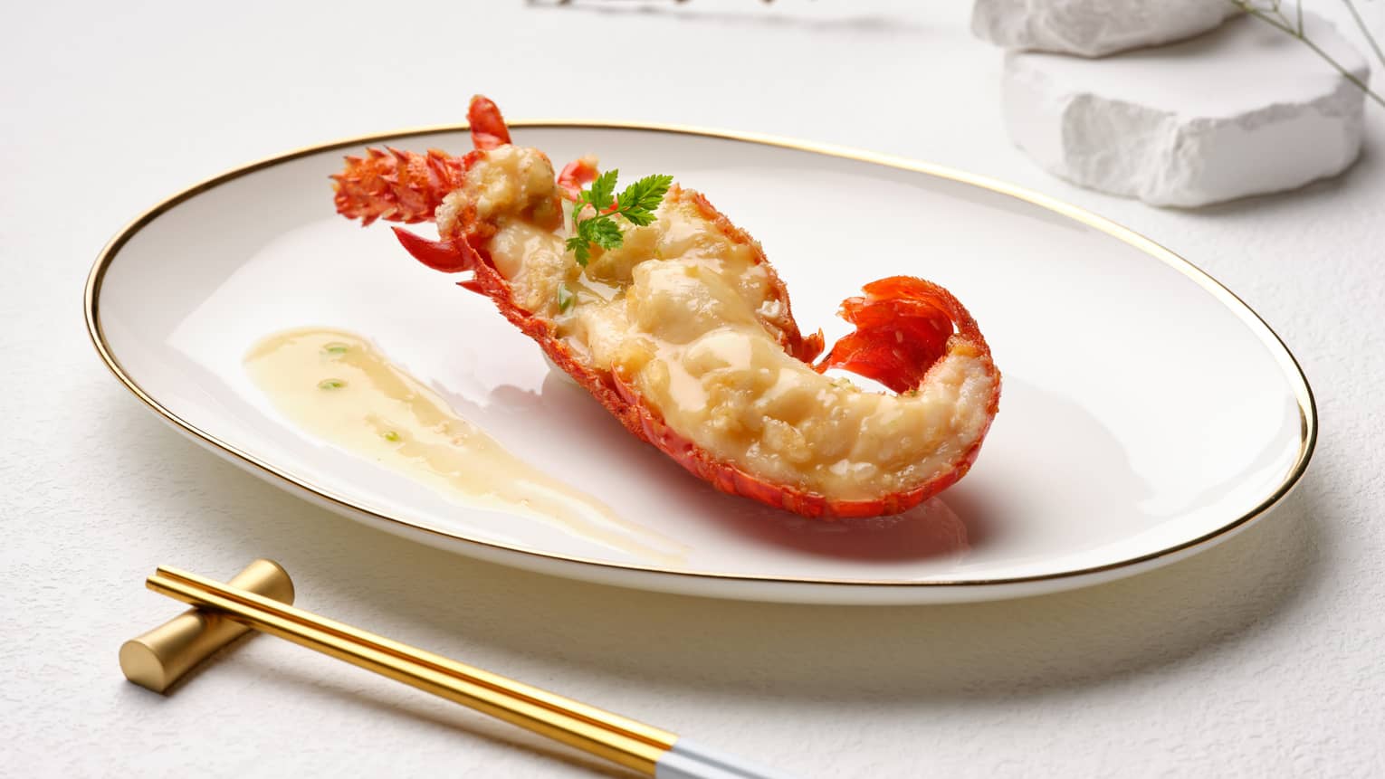 Braised Spiny Lobster with Superior Stock
