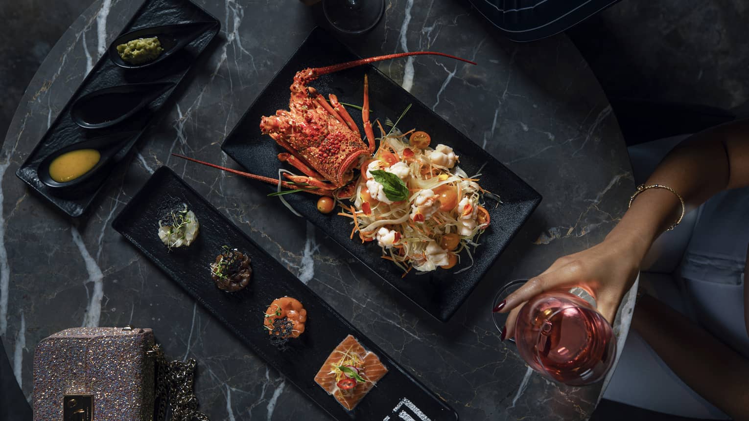 Rock Lobster Catalana Salad
