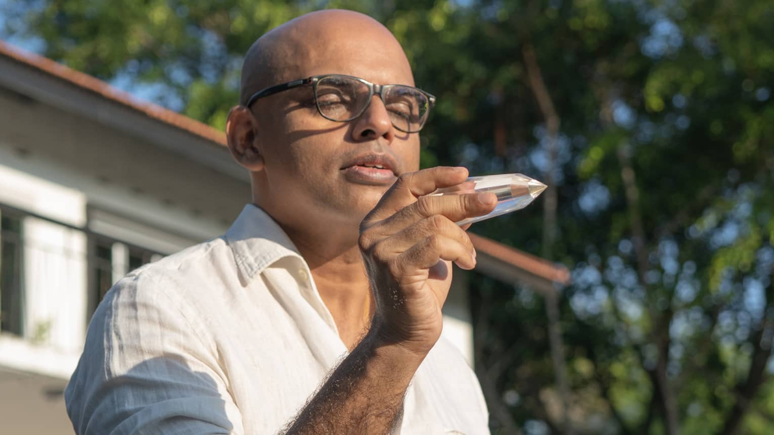 Visiting practitioner Raaj Nair