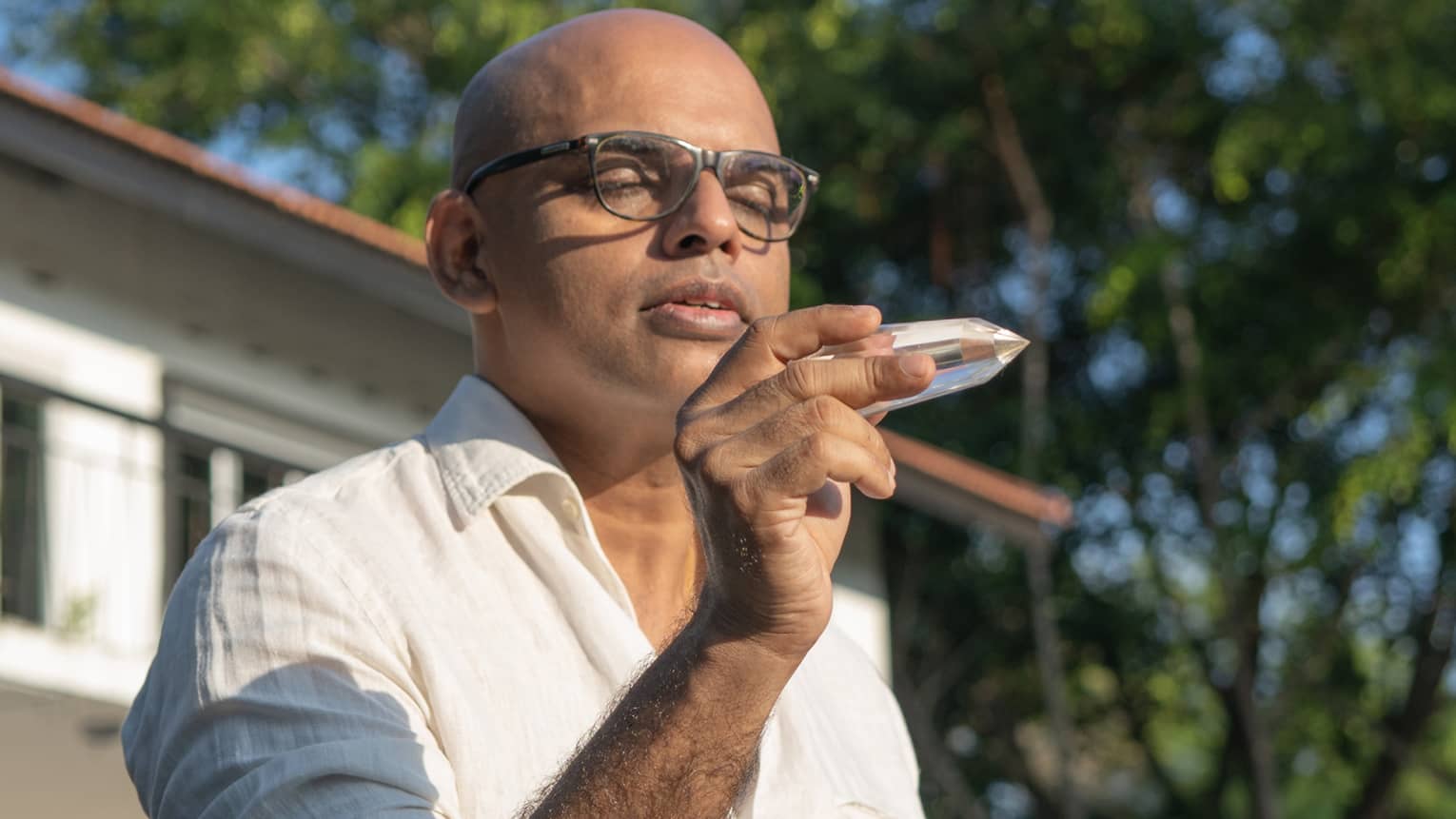 Visiting practitioner Raaj Nair