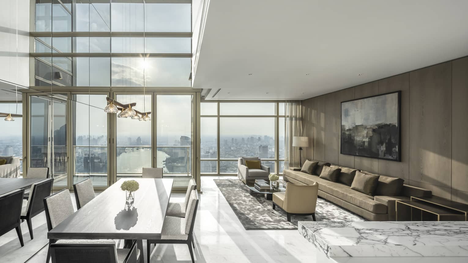 Rendering of residence interior