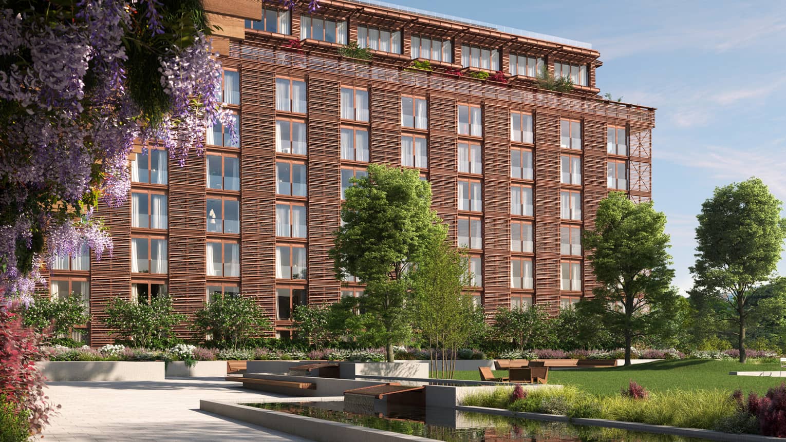 Rendering of building exterior