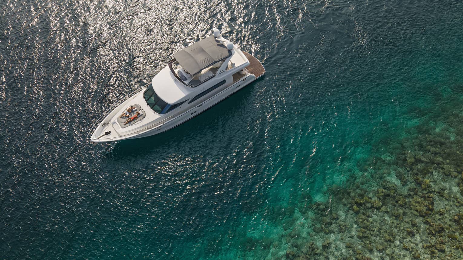A small ship on the ocean.
