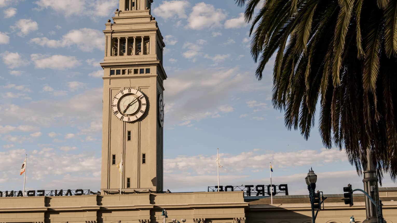 Ferry Building exterior in San Francisco