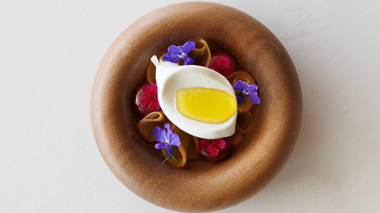 Olive oil peach and lavender.