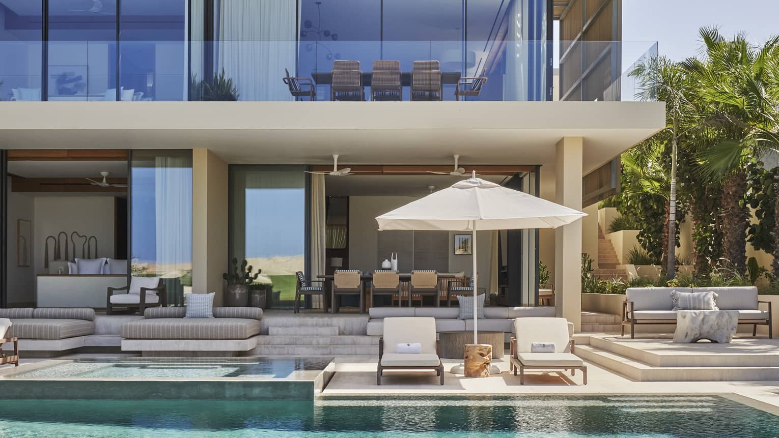Exterior view of residence pool