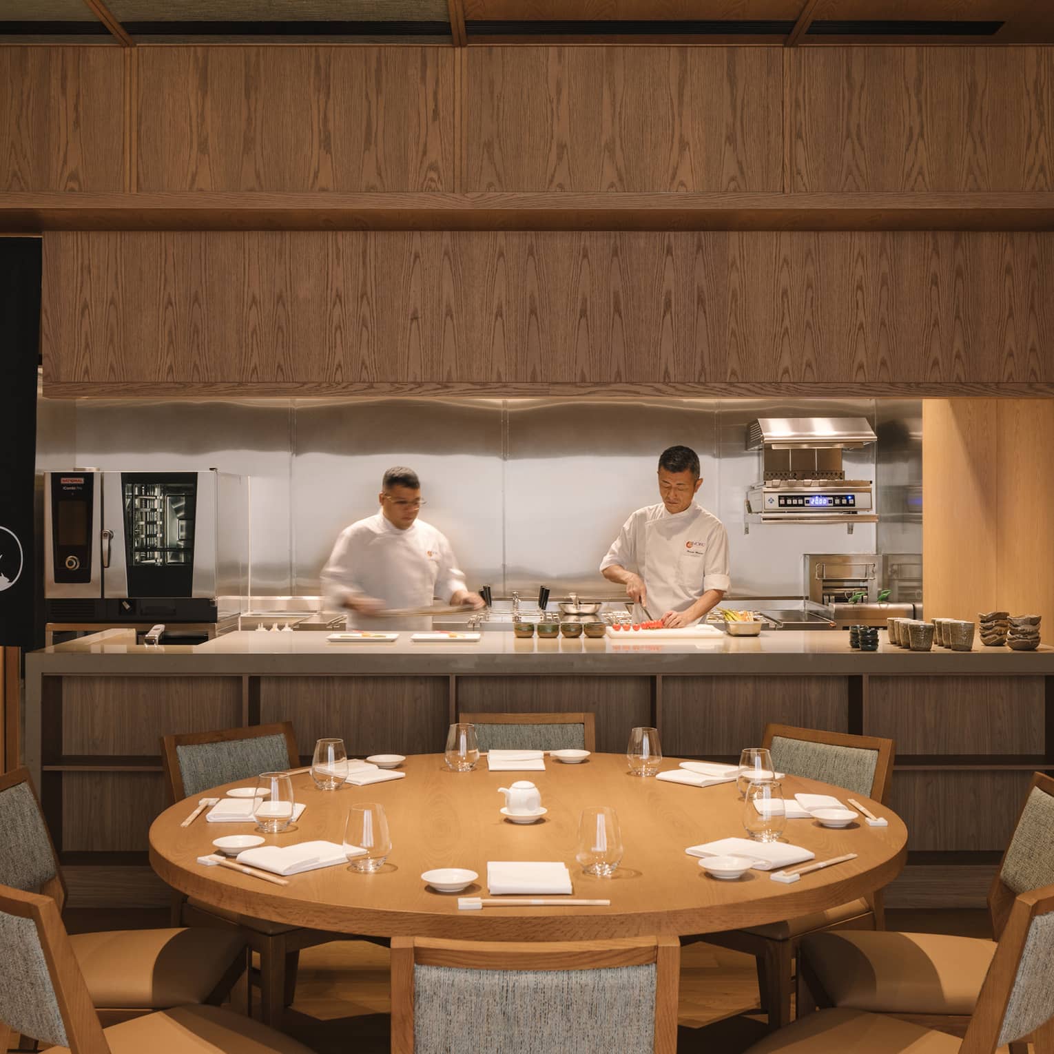 Chef's Table private dining room at Nobu Singapore