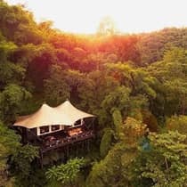 Aerial view of hotel exterior