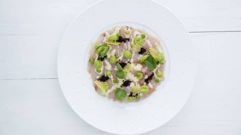 A food detail from BLU