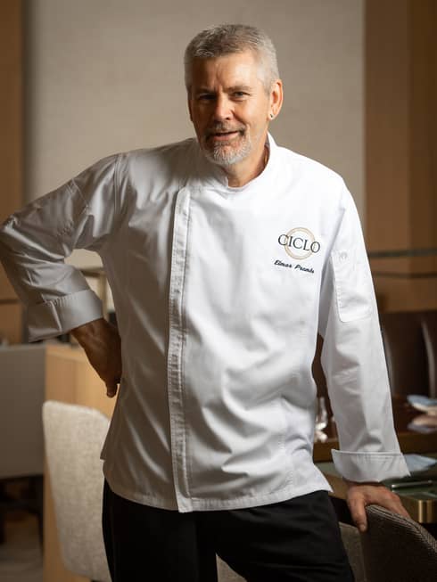 Portrait photo of Chef Elmar Prambs in uniform