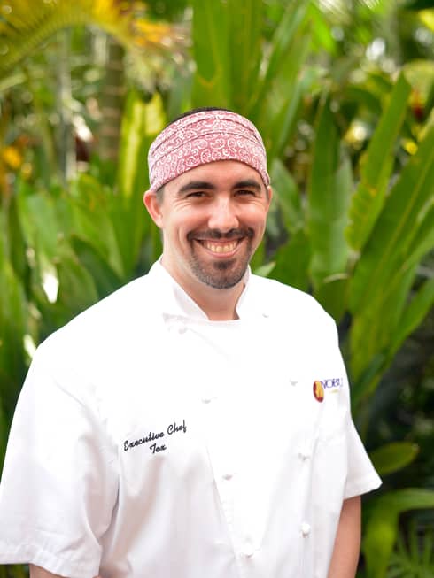 Portrait photo of Executive Chef Christopher Tex Texeira