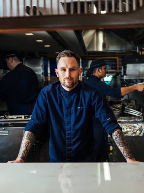 Portrait of chef Marcel Finsterer