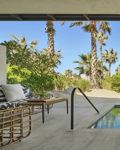 Luxury suite with plunge pool at Four Seasons Resort Los Cabos