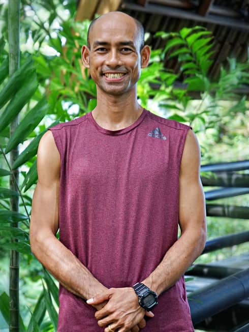 Yoga master Sanya Tugwun