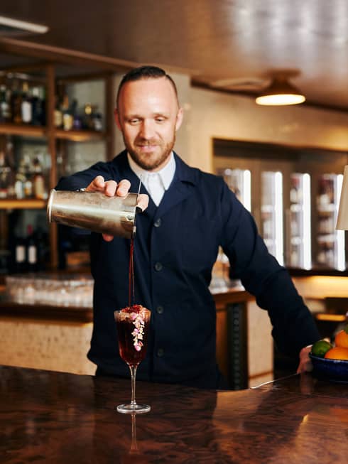 Mixologist Matthew Dress