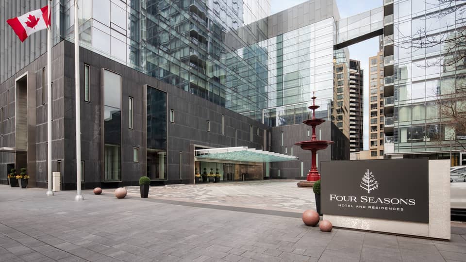 Entrance of Four Seasons Hotel Toronto