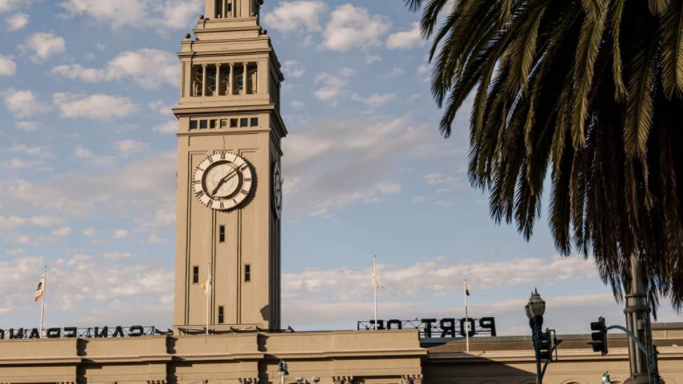 Ferry Building exterior in San Francisco