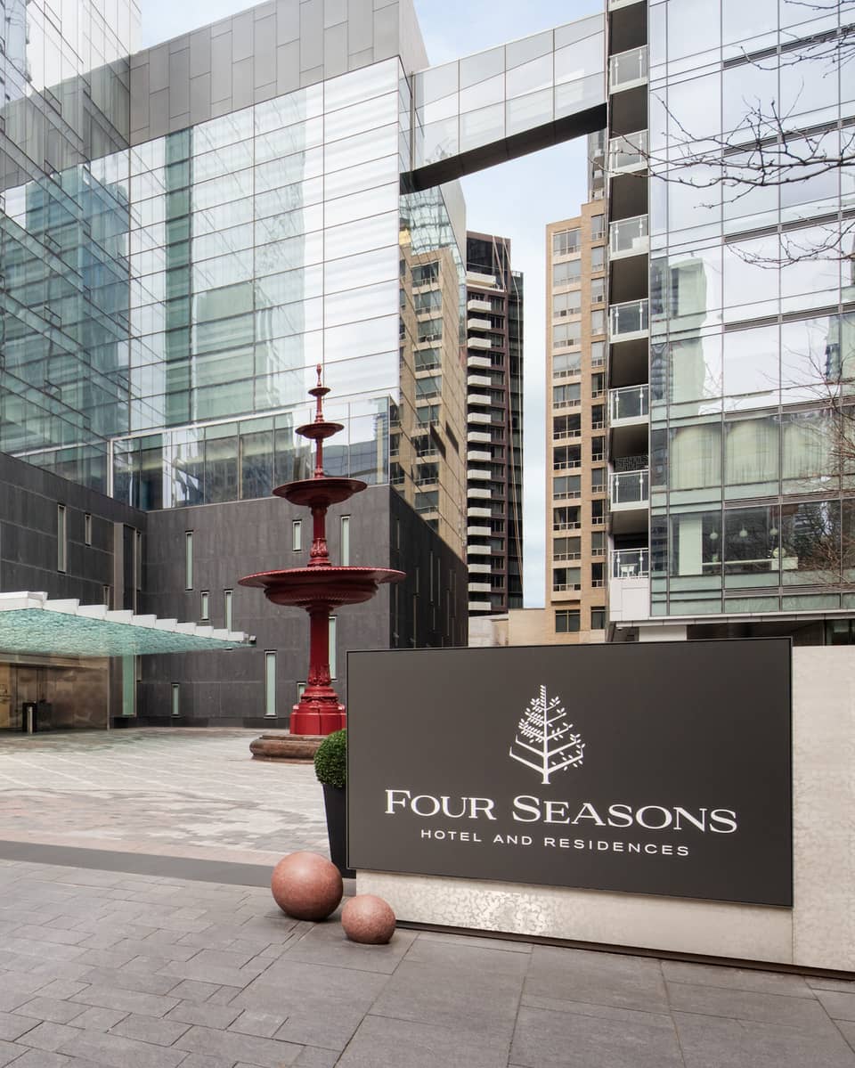 Entrance of Four Seasons Hotel Toronto