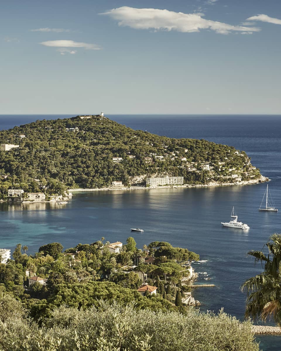 A variety of boats exploring a harbor in Cote d'Azur